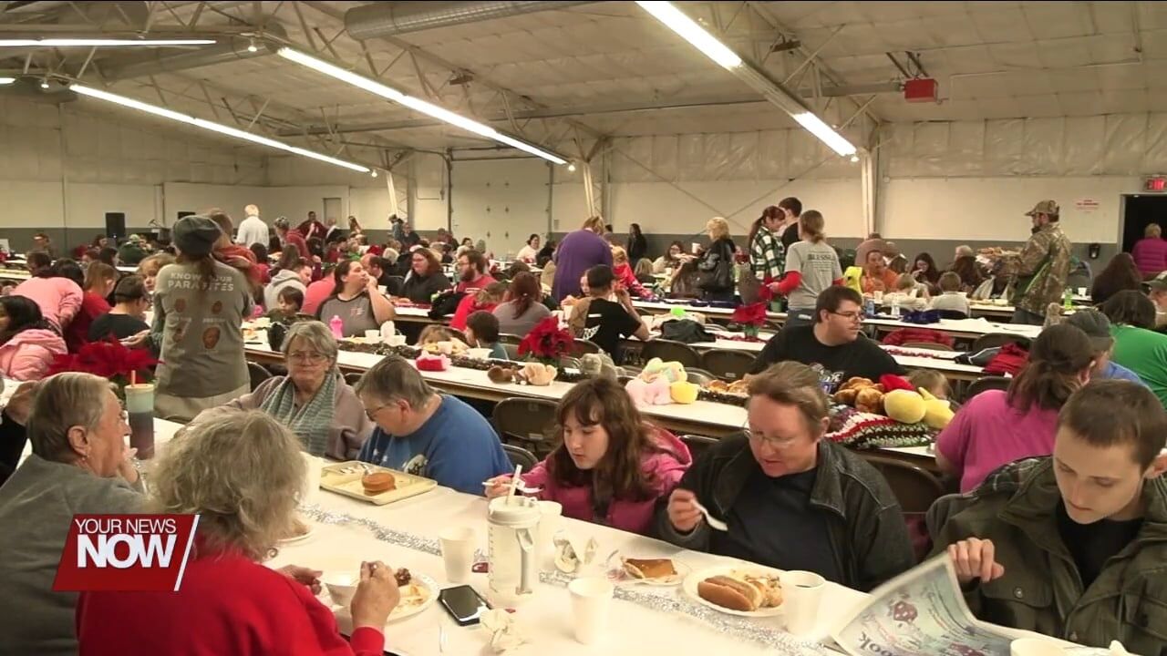 Hundreds gather for the 29th Annual Miracle Meal Christmas Dinner in Wapakoneta